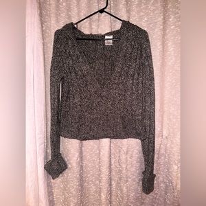 Thick Knitted Crop Sweater